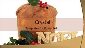  Presentation with noel - Amazing slide set having italian celebration - panetone christmas cake with noel backdrop and a  colored foreground