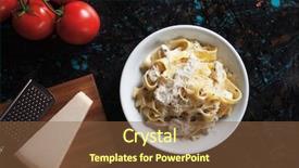  Presentation with chicken little chicks - Beautiful PPT layouts featuring italian chicken alfredo pappardelle pasta backdrop and a tawny brown colored foreground