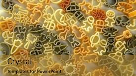  Presentation with flavor - Beautiful theme featuring biology carbohydrates - italian children pasta texture little backdrop and a gold colored foreground