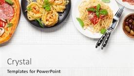  Presentation with pizza pasta - 