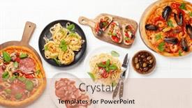  Presentation with pizza pasta - 