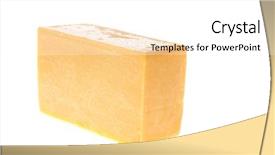  Presentation with white cheese - Presentation theme consisting of italian deli fresh cheddar cheese background and a white colored foreground