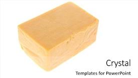  Presentation with cheddar - Theme having italian deli fresh cheddar cheese background and a white colored foreground