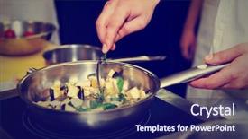  Presentation with eggplant - PPT theme featuring  background and a  colored foreground