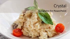  Presentation with porcelain - Presentation theme consisting of  background and a  colored foreground