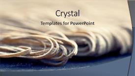  Presentation with wooden boat at sea edge - Audience pleasing slide set consisting of squid ink pasta on wooden backdrop and a lemonade colored foreground