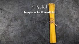  Presentation with italian food - Audience pleasing slide deck consisting of italian food ingredients backdrop and a dark gray colored foreground