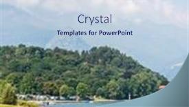  Presentation with camping - PPT layouts featuring italian-valley-of-lake-como background and a sky blue colored foreground