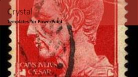  Presentation with stamp - Audience pleasing theme consisting of italy-circa-1929-a-stamp backdrop and a red colored foreground