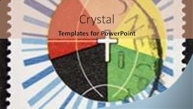  Presentation with roman catholic - Colorful presentation design enhanced with italy-circa-1977-a-stamp backdrop and a coral colored foreground