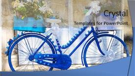  Presentation with vintage floral - Beautiful presentation featuring italy floral bikes artistic vintage backdrop and a coral colored foreground