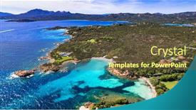  Presentation with italy - Slides having italy-summer-holidyas-sardegna-island background and a tawny brown colored foreground