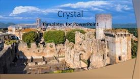  Presentation with travel - Slide deck with italy-travel-and-landmarks-famous background and a light blue colored foreground