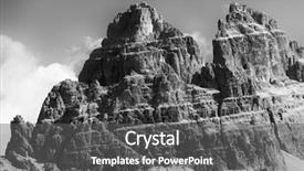  Presentation with mountain view - Slide deck consisting of italy view to the famous background and a  colored foreground