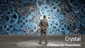  Presentation with pollution air - Slide deck featuring items flying in air background and a gray colored foreground