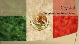  Presentation with high quality - Cool new slide deck with items history - grunge mexican flag vintage retro backdrop and a coral colored foreground