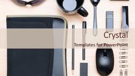  Presentation with notebook paper - Presentation consisting of  background and a  colored foreground