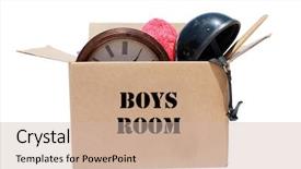  Presentation with auction - Audience pleasing slide deck consisting of items ready for a garage backdrop and a soft green colored foreground