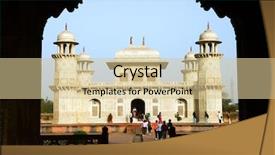  Presentation with agra - Beautiful PPT layouts featuring itmad-ud-daulah's tomb at agra uttar pradesh india backdrop and a lemonade colored foreground
