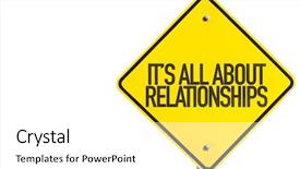  Presentation with frames isolated on white brown - Amazing slide deck having its all about relationships sign backdrop and a white colored foreground