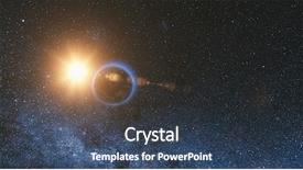  Presentation with space universe - Cool new PPT layouts with its axis in black universe backdrop and a ocean colored foreground