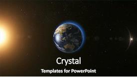  Presentation with space universe - Beautiful PPT theme featuring its axis in black universe backdrop and a black colored foreground