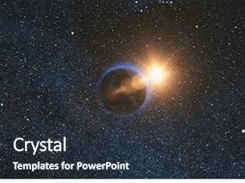 Nasa Its Axis In Black PPT template 77 | CrystalGraphics