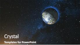  Presentation with sun star - Amazing PPT layouts having its axis in black universe backdrop and a wine colored foreground