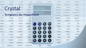  Presentation with tax day - Beautiful presentation design featuring its display on a balance backdrop and a sky blue colored foreground