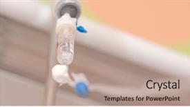  Presentation with infusion - Audience pleasing PPT theme consisting of salinity - infusion saline drip backdrop and a lemonade colored foreground
