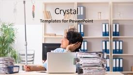  Presentation with blood transfusion - Colorful slide set enhanced with iv therapy - young male employee in blood backdrop and a lemonade colored foreground