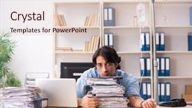  Presentation with blood transfusion - Colorful presentation enhanced with iv therapy - young male employee in blood backdrop and a lemonade colored foreground