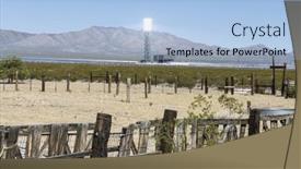  Presentation with industrial power - Audience pleasing slide set consisting of ivanpah-california-may-14-2014 backdrop and a light blue colored foreground