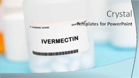  Presentation with ivermectin - PPT layouts enhanced with ivermectin-is-an-active-substance background and a white colored foreground