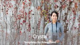  Presentation with woman praying over bible - Audience pleasing slide deck consisting of ivy leage - asian young woman with binoculars backdrop and a  colored foreground