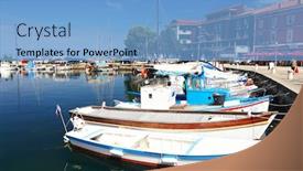  Presentation with resort - Colorful slide deck enhanced with izola-resort-in-slovenia-europe backdrop and a light blue colored foreground