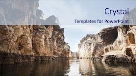  Presentation with rocks - Colorful PPT layouts enhanced with jabalpur district madhya pradesh india backdrop and a sky blue colored foreground