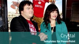  Presentation with gulliver travels - Amazing slide set having jack-black-and-tanya-haden backdrop and a ocean colored foreground