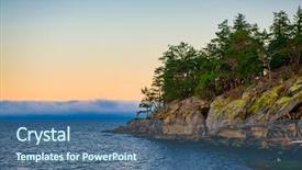  Presentation with strait - Amazing slides having jack point and biggs park backdrop and a ocean colored foreground