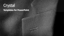  Presentation with clothing - Slide deck featuring jacket for man clothing fashion background and a dark gray colored foreground