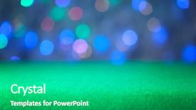  Presentation with jackpot - Cool new slides with jackpot - surface of green gambling table backdrop and a gray colored foreground
