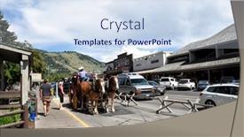  Presentation with wyoming - Colorful presentation theme enhanced with jackson-hole-wyoming-27-june backdrop and a sky blue colored foreground