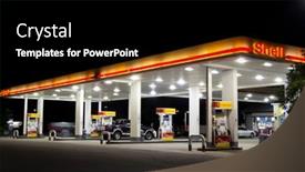  Presentation with gas station - Beautiful slides featuring jacksonville-fl-april-7-shell backdrop and a black colored foreground