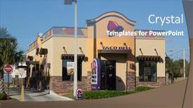  Presentation with taco - Presentation theme with jacksonville-fl-feb-9 background and a teal colored foreground