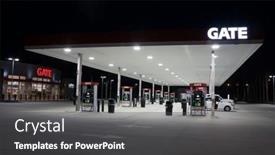  Presentation with petroleum - Beautiful presentation design featuring jacksonville-fl-may-5-2014 backdrop and a dark gray colored foreground