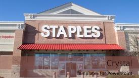  Presentation with retail store - Colorful presentation theme enhanced with jacksonville-florida-march-8-2014 backdrop and a violet colored foreground