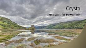  Presentation with scotland - Cool new presentation theme with jacobites - eilean donan castle backdrop and a light gray colored foreground
