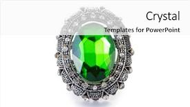 Presentation with advent ring - Presentation featuring jade - jewellery ring isolated background and a white colored foreground