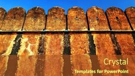  Presentation with india fort - Audience pleasing PPT theme consisting of jaigarh-fort-in-jaipur-rajasthan backdrop and a tawny brown colored foreground