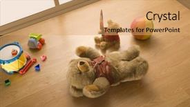  Presentation with gummy bear gummy bears and liquid - Presentation enhanced with jail investigation - toy teddy bears background and a  colored foreground